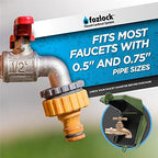 Fozlock Outdoor Faucet Lock System - Insulated Hose Bib Lock with Cover, Stainless Steel - Prevent Theft, Easy Install (2 Pack) - Image 7