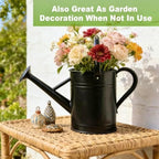 1 Gallon Watering Can for Outdoor&Indoor Plants，Black - Image 7