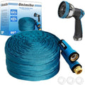 Garden Hose 50 ft, Made of TPE (BetterThan PVC/Hybrid Polymer), Lightweight yet Durable Water Hose with Ergonomic Grip, Drinking Water Safe Material, All-Weather, 3/4" GHT Fittings by Gnimihz