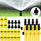 360° Rotation Auto Irrigation System Garden Lawn Sprinkler Patio, Garden Sprinkler Lawn, 90°/180°/360°, Adjustable at Will for Outdoor Grass Yard (8 PCS) by Bonseor