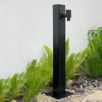 304 Stainless Steel Freestanding Vertical Garden Water Column, Antifreeze Hose Stand with Lock Faucet, Durable Outdoor Fountain & Dispenser for Garden Decor by Unknown