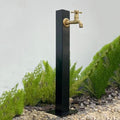 Stainless Steel Garden Water Column - Outdoor Hose Holder with Locking Faucet, Antifreeze Protection, Efficient Irrigation & Water Dispensing Solution by Unknown