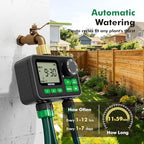 RESTMO Sprinkler Timer 3 Zone, Digital Water Timer for Garden Hose - Image 2