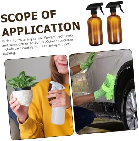 2 Pack 500ml Refillable Glass Spray Bottles for Plants - Image 5