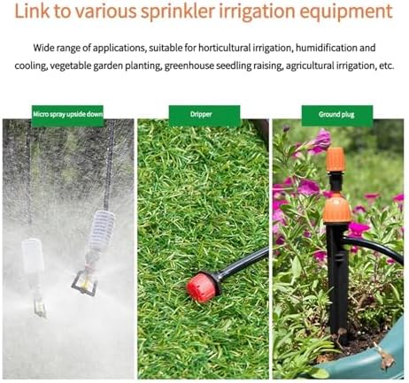 Ship accessories 4/7mm Hose Garden Watering 1/4" PVC Hose Micro Drip Irrigation Pipe Tubing Lawn Balcony Plants Flower Irrigation accessories(1/4''_10M) - Image 6