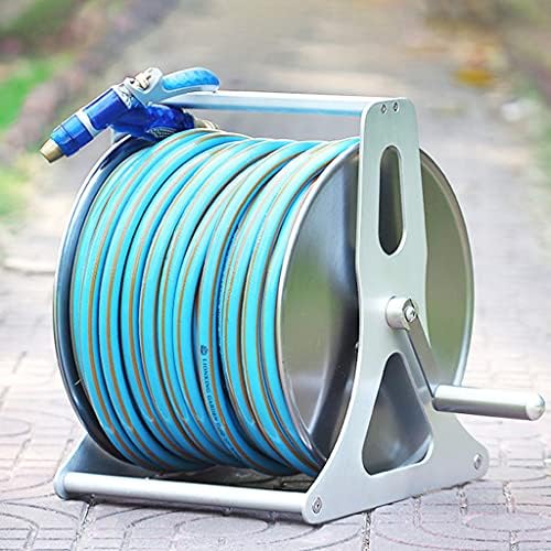 Portable Stainless Steel Wall Mount Hose Reel (Silver Hose reel) - Image 2