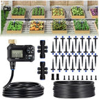 HIRALIY 100FT Automatic Drip Irrigation Kit with Timer by HIRALIY