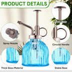 Maxdot 12Pcs Glass Plant Mister Spray Bottle 220ml, Copper Sprayer - Image 4