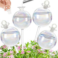 17 oz Extra Large Plant Watering Globes, Glass Self Watering Globes, Rainbow Gradient Self Watering Planter Insert, Watering Bulbs, Automatic Plant Waterer for Indoor Outdoor Plants (4 Pack) by KFXFENQ
