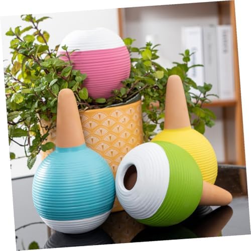 Self Watering Spikes 4pcs Red Soil Globe Plant Waterers - Image 6