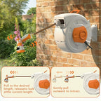 Retractable Garden Hose Reel 100 FT, 1/2" Heavy Duty Garden Hose - Image 6