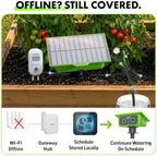 RAINPOINT Solar WiFi Drip Watering System & WiFi Moisture Sensor Combo Pack - Image 3