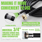 30FT Leakproof Dehumidifier Drain Hose with 3/4" FHT Rustproof Connector - Image 2