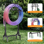 Garden Hose Holder Heavy Duty Metal Hose Stand Sturdy Freestanding Hose Hanger, Detachable Storage Rack for Outside Yard Lawn - Image 5