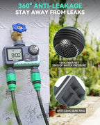 RAINPOINT 2 Zone Sprinkler Timer - 2pcs Water Timer for Garden Hose with Rain Delay/Manual Watering/Automatic Irrigation for Yard Lawn - Image 7