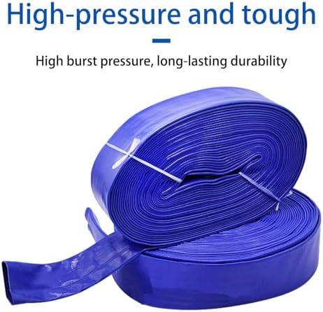 Flat Soaker Hose, PVC Seepage Pipe for Garden Irrigation, Flexible Water Saving Belt for Lawn Flower Bed 50m 4 inch - Image 6