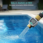 QUOBAS Water Flow Meter with Brass Fittings, Garden Hose Flow Meter for RV - Image 5