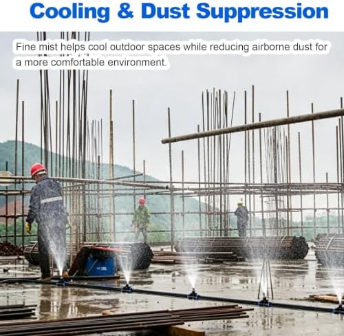 Adjustable Misting Cooling System Black with Pressure Resistant Nozzle - Image 3