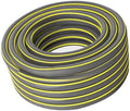 Heavy Duty Garden Hose, Non-Expanding Flexible Water Hose, Kink Resistant Lightweight Hybrid Hose, Leakproof Hose Male to Female Fittings Gray-4-points 5m by Unknown