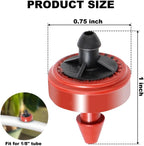 0.5 GPH Pressure Compensating Junior (PCJ) with Barb Outlet Dripper Emitters (100) - Image 2