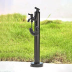 Floor Mounted Faucet Outdoor Water Pipe Vertical Fountain Irrigation Column,Freestanding Stainless Steel Garden Water Column - Outdoor Antifreeze Faucet for Efficient Irrigation, Compact Gra by Unknown