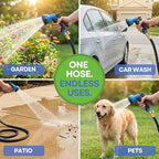 J&B XpandaHose 75ft Expandable Garden Hose, Lightweight, Brass Connectors - Image 3