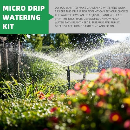 BESTonZON Automatic Micro Drip Irrigation Kit for Garden 15m DIY Watering System with Drip Emitter Tool, Outdoor Irrigation Supply for Plants and Lawn - Image 7