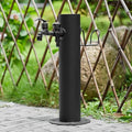 Column Garden Water Faucet, freestanding Hose Stand with Faucet, Decorative Water Feature Fountain Water Dispenser Hydrant, for Garden Irrigation and Washing(50 * 10.5cm/19.7 * 4.1in) by Unknown