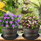 1 Pack of 26 inch Plant Saucer, Large Plant Tray, Heavy Sturdy Plant Drainage Tray for Indoors, Bird Bath Bowls, Sturdy Plastic Pot Tray for Planter (Black) - Image 4