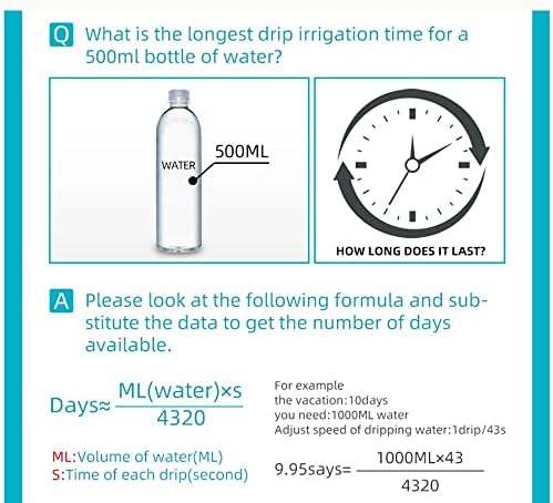 3PCS Automatic Drip Irrigation System Self Watering Spike for Plants Flower Greenhouse Garden Adjustable Auto Water Dripper Device - Image 7