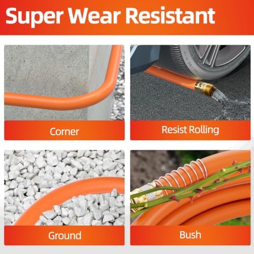 SPECILITE Garden Water Hose 150 ft x 3/4" for yard, Heavy Duty & Flexible - Image 4