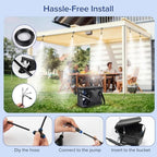 26 FT Portable Misting System for Outside Patio Mister for Summer Cooling - Image 3