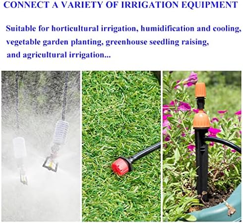 4/7mm Hose Garden Watering 1/4" PVC Hose Micro Drip, for Irrigation Pipe Tubing Lawn Balcony Plants Flower Greenhouse Pipe (Color : 1/4'' 4-7mm Hose, Size : 20M) - Image 2