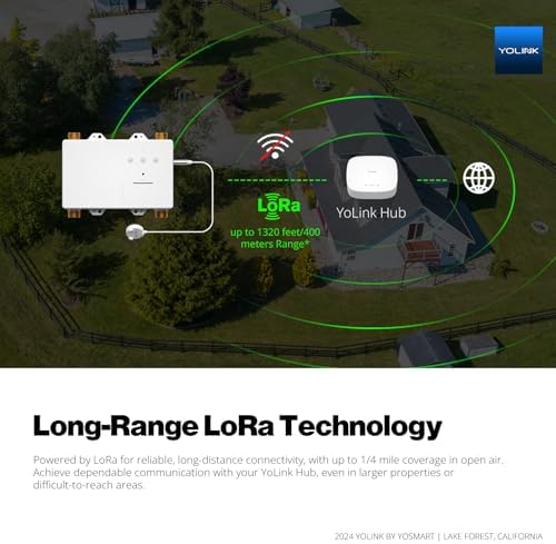 YoLink LeakStop 2-Channel for Washing Machine ONLY, Dual Auto Shutoff Valves & Leak Detection, Real-Time Monitoring, LoRa Long-Range, 2 AA Up to 5-Year Battery – Hub Required - Image 2