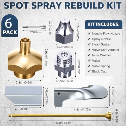 Spot Spray Rebuild Kit, 6 Pack, Style 1 - Image 2