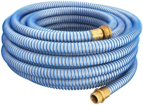 Continental Kinkguard Blue Garden Hose, 5/8in Inside Diameter Male x Female Garden Hose Thread (25ft) by Continental