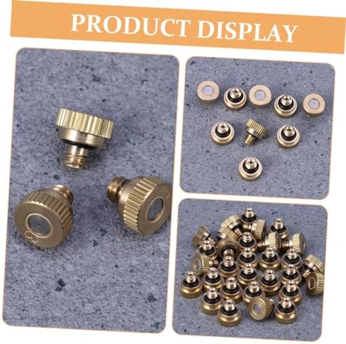 YARNOW 50pcs High Pressure Misting Nozzle Stainless Steel Atomizing Spray Nozzle for Garden Hose - Image 7