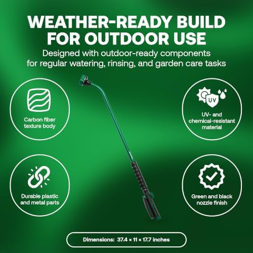 Rain Bird TRNZL8PWAND36 Watering Wand Garden Hose Nozzle, 36 Inch - Image 5