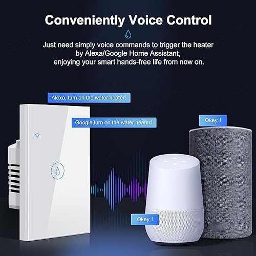 Tuya Smart Water Heater Switch 8000W WiFi Boiler Heating Switch 40A Smart Home Works with Voice Control US Standard - Image 5