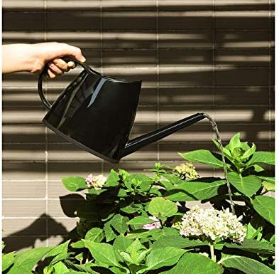 1.4L Watering Can Long Spout Plastic. Modern Watering Bottle for Indoor Outdoor Use, Lightweight Water Sprayer with Handle for Garden House Flower Bonsai Plant (Frosted Gray) - Image 7