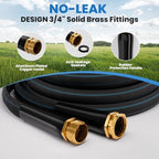 50FT Non-Expanding Garden Hose, Ultra-Lightweight Water Hose, Kink-Free, Burst-Resistant, Durable & Flexible Hose, All-Weather Outdoor Hose for Lawn & Garden, Car Washing - Image 5