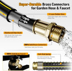 Garden Hose Holder with 45ft Water Hose, Brass Faucet - Image 4