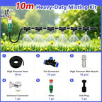 Greenhouse Irrigation Kit, Plant Misting System W/Adjustable Flow - Image 2