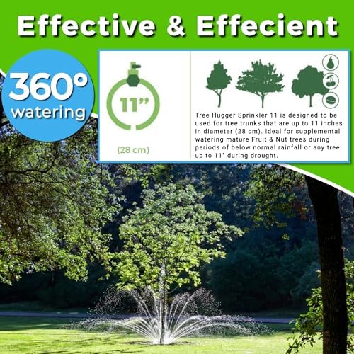 Tree Hugger Sprinkler 360° Outward Spray Tree Watering Ring 11 Inch - Image 3