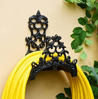 Decorative Garden Hose Holder, Hose Hanger, Heavy Duty Cast Iron Garden Yard Water Pipe Holds, Wall Mounted Hose Butler, Hose Rack Reel, 50FT 75FT 100FT Water Hose Bulter Storage (Totem) - Image 7
