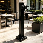 Garden Faucet Post Hose Stand Stainless Steel Water Feature Column Hydrant by Gaommini
