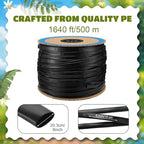 1640 ft 5/8 Inch Drip Irrigation Tubing 6" Irrigation Tape Drip Line 0.46 Gph rrigation System 15 Mil for Garden Patio Agricultural Lawn Hose - Image 2