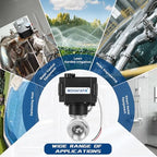 1 inch Motorized Ball Valve - Electrical Ball Valve 9-24V DC, 2 Wire Reverse Polarity, with Full Port, with Manual Override, Stainless Steel, NSF Certified, IP67 - Image 6