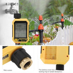 Programmable Water Timer, Digital Irrigation Timer with Rain Delay, Manual Mode, ABS and Brass Construction for Lawn Yard Garden, Outdoor Watering System for Drip Irrigation - Image 5