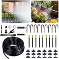 50ft Drip Irrigation System with 18pcs Misting Sprinkler Kit by Unknown